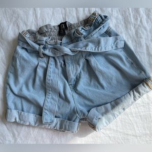BDG Denim Paperbag Shorts - Size 25